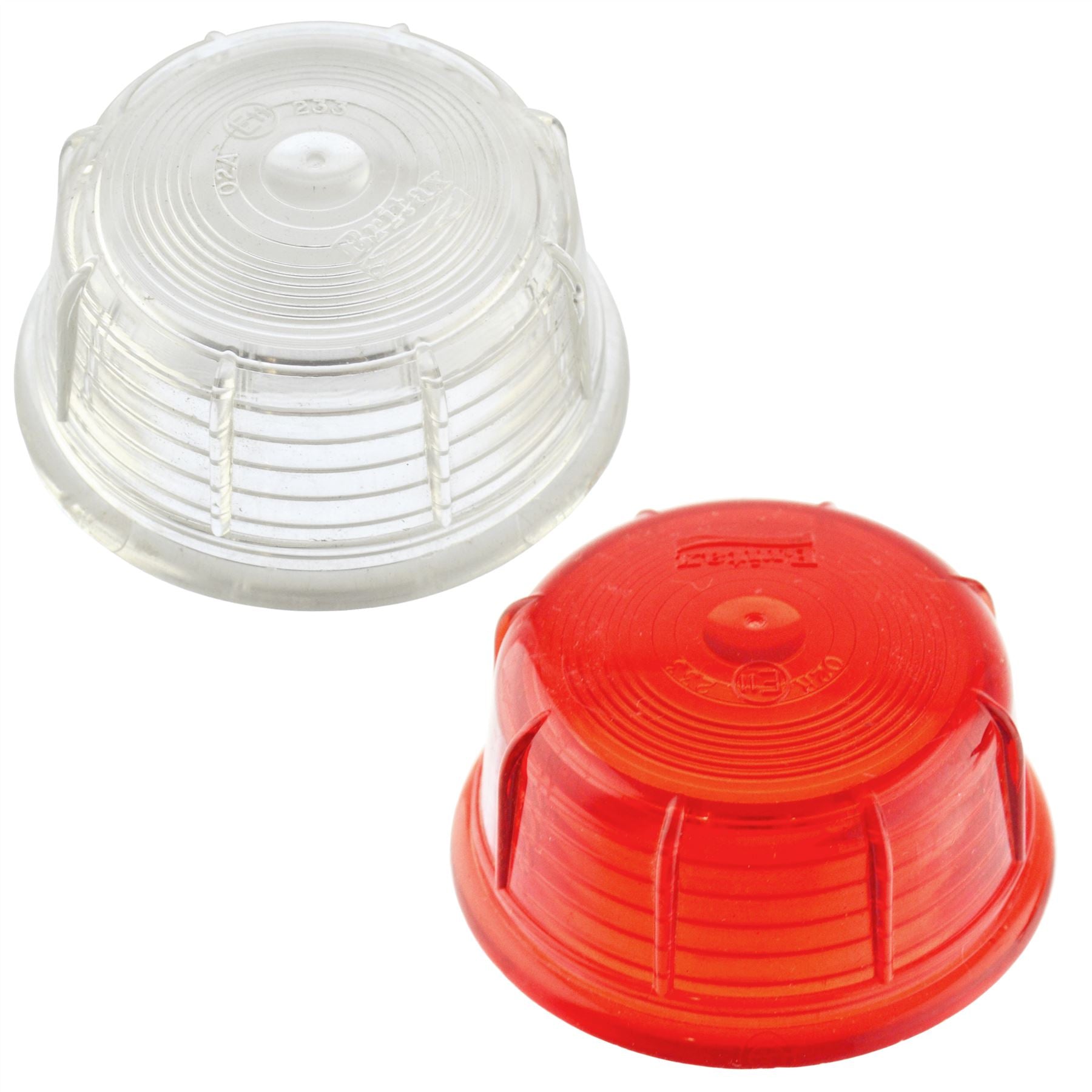 Britax Side Marker Replacement Lens RED & WHITE Outline Light Lamp TR201_202