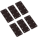 Small Internal Sleeper Straight Support Plate 85mm x 170mm Powder Coated