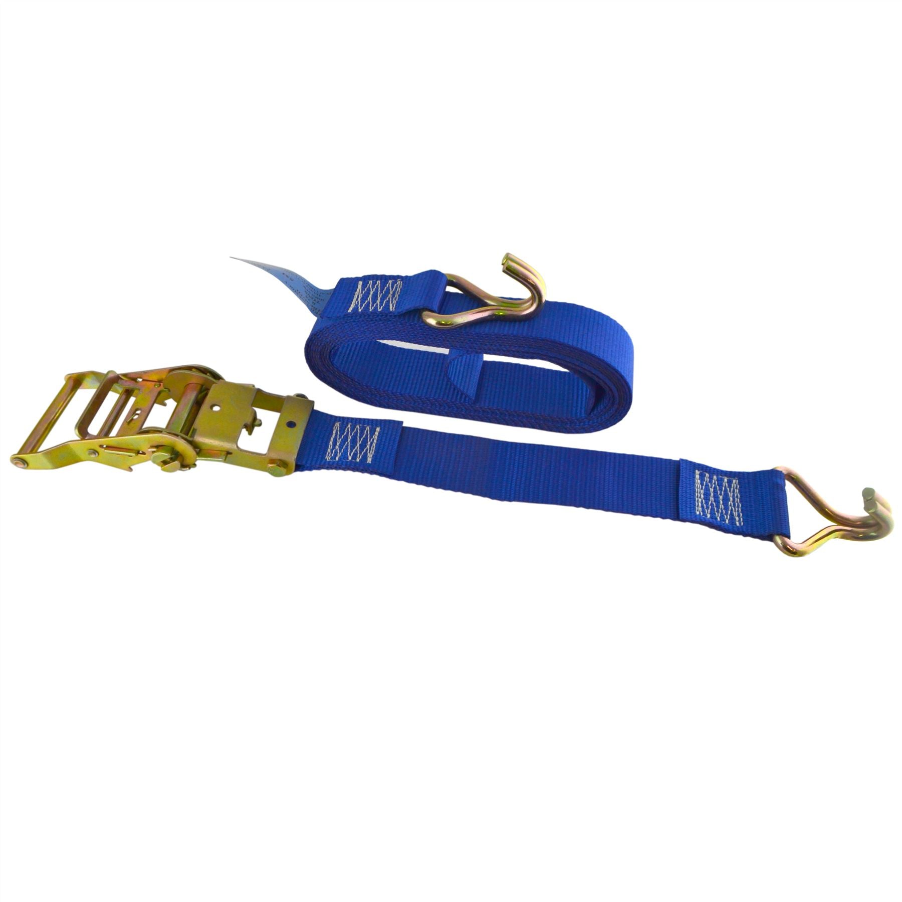 Blue Ratchet Strap Tie Down Trailer 5m Hook Cargo Strap 750kg Lashing SM012