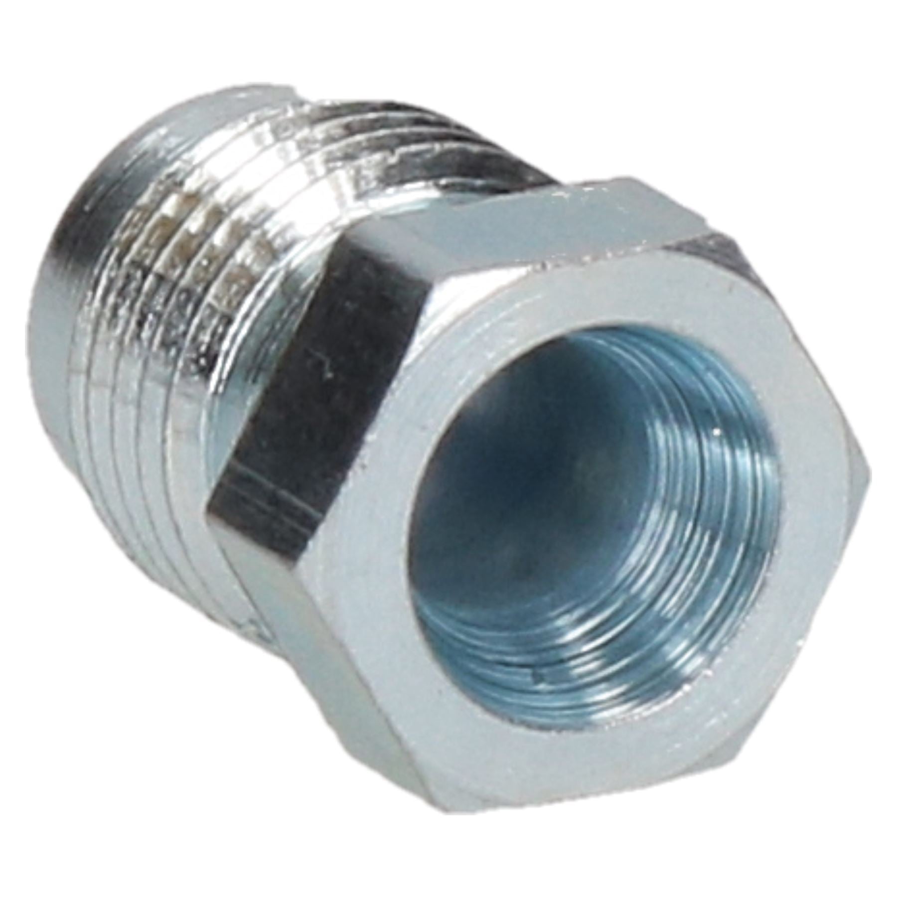 10 Stück Stahl-Bremsleitungsverschraubungen, männlich, kurze Verschraubungen, 1/2 Zoll x 20 UNF, für 1/4 Zoll Bremsen