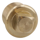 2 PACK Universal Brass Boat Drain Plug Speedboat Rib Garboard Bung Transom