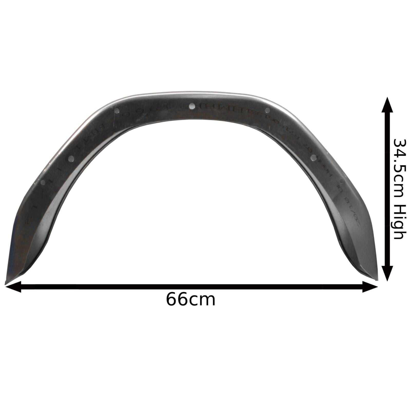 13" Anhänger-Kotflügel aus verzinktem Stahl / Kotflügel / Kotflügel (PAAR) TR015