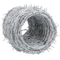 Roll Of Galvanised Barbed Razor Wire Security Livestock Fence 30 Metres x 1.7mm