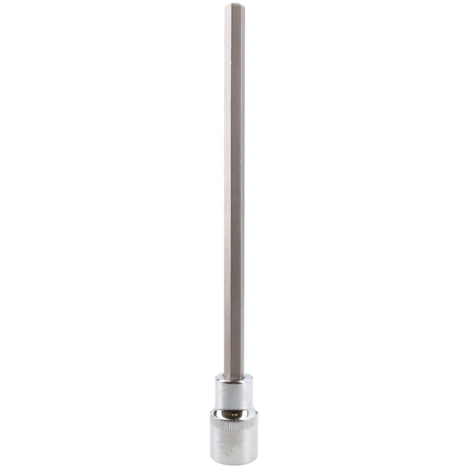 8mm Hex Allen Key Long Bit Internal Socket Metric 1/2" Drive 200mm Length Cr-V