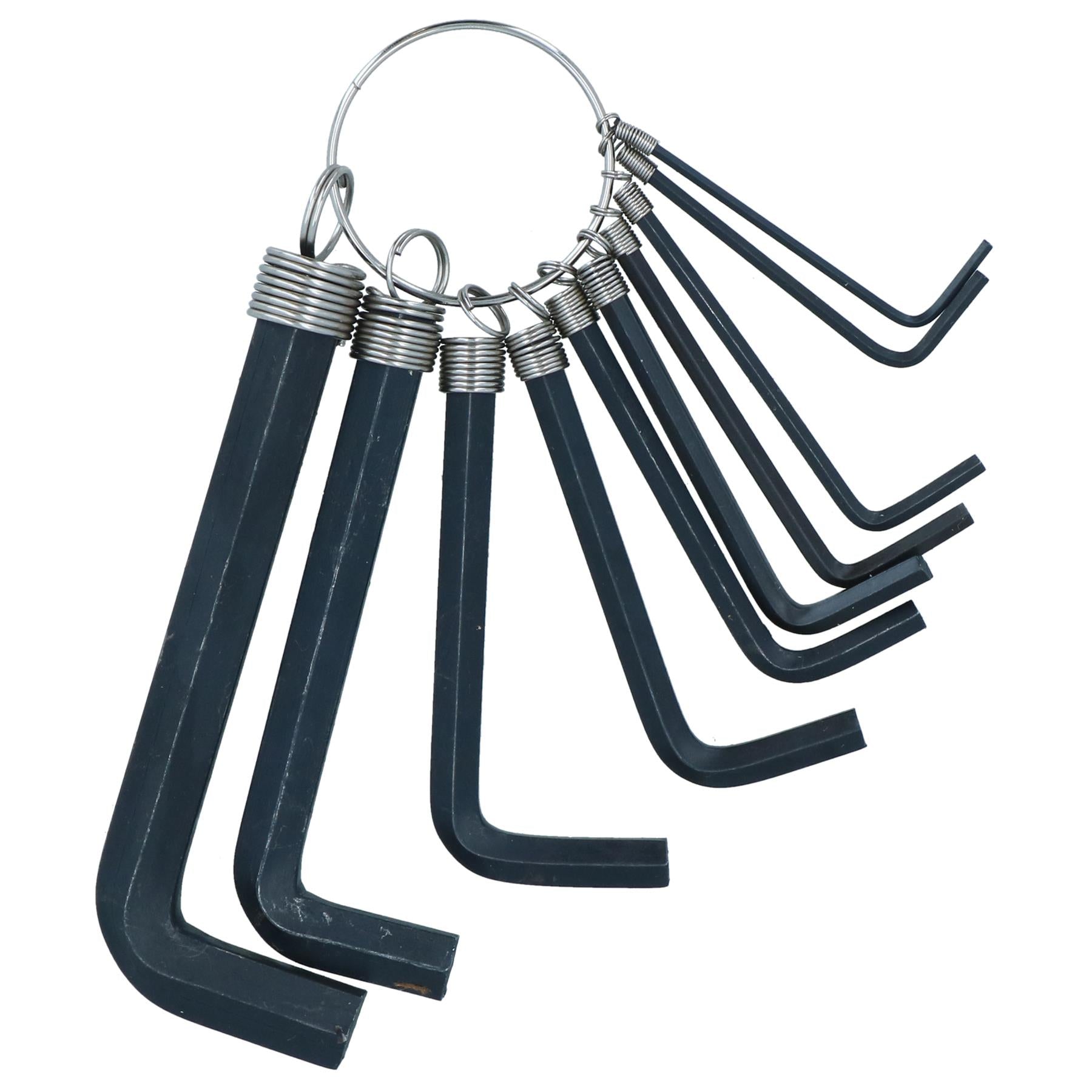 20pc Metric & Imperial AF Allen Key Hex Key Allan Wrench Keys On Ring