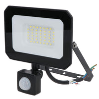 30 Watt LED Mini Floodlight With Sensor Lighting 2400 Lumens IP65 + Bracket