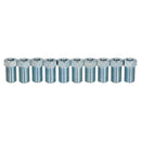 Brake Pipe Fitting Steel Male Union 3/8 x 24 UNF TTE for 3/16" Brake Pipe 10pc