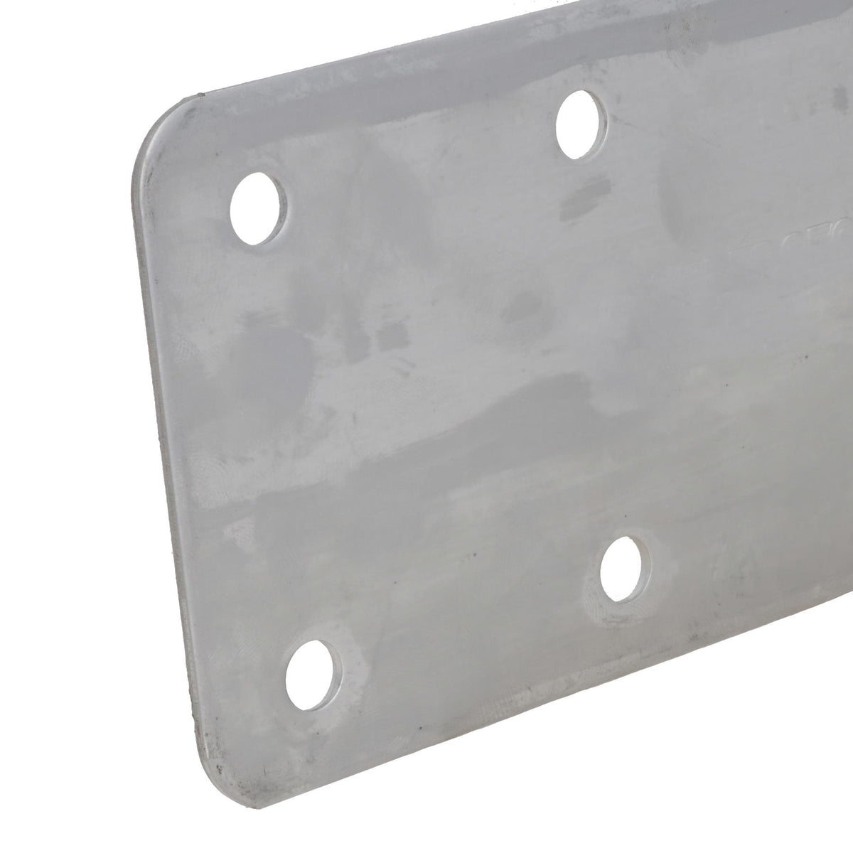 Small Internal Sleeper Straight Support Plate 85mm x 170mm Stainless Steel