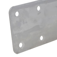 Small Internal Sleeper Straight Support Plate 85mm x 170mm Stainless Steel