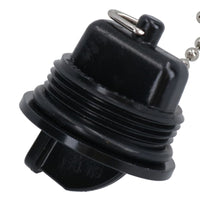 38mm Spare Deck Filler Cap with Chain for Boat Deck Plate Waste Water Fuel