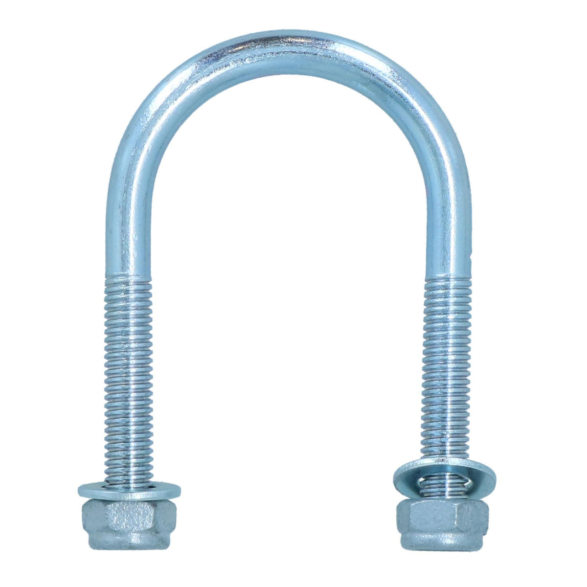 M8 Round Bend U Bolt 42mm x 70mm Width x Length Pipe Clamp Fixing