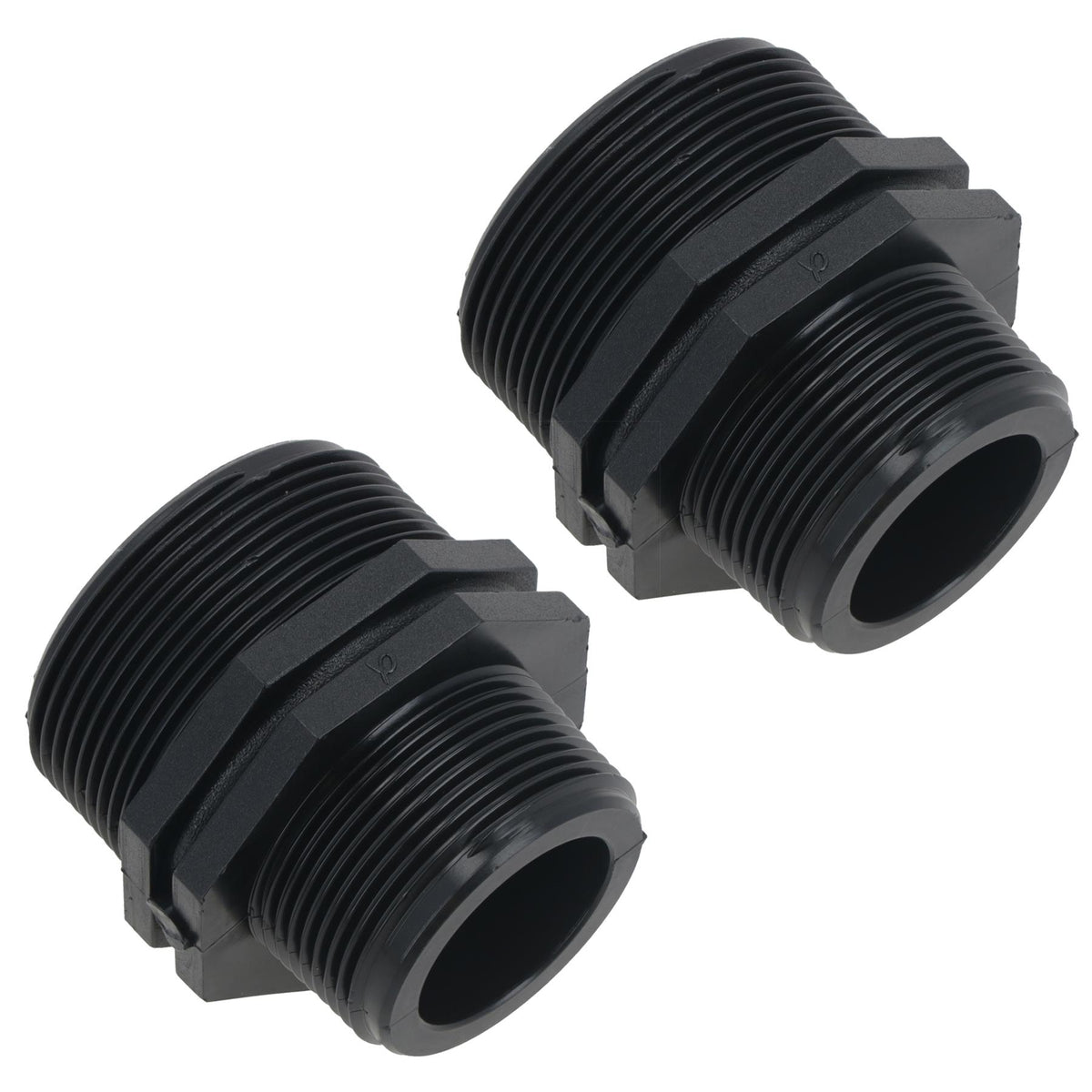 Polypropylene PP Male Threaded Pipe Reducing Nipple 1-1/2in x 1-1/4in BSP
