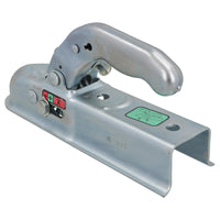 Attelage de remorque non freiné en acier pressé de 50 mm pour boîte de 50 mm, charge maximale de 750 kg