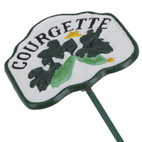 Vegetable Signs Markers Labels Cast Iron Plant Plaque Garden Yard Allotment