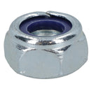 M8 x 1.25mm Nyloc Nut Fastener Hexagonal Metric Nuts Grade 8 Zinc Plated