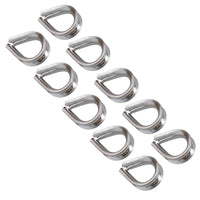 Rope Splice Thimble for 12mm Rope & Wire Spliced Boat Thimbles 316 Marine A4
