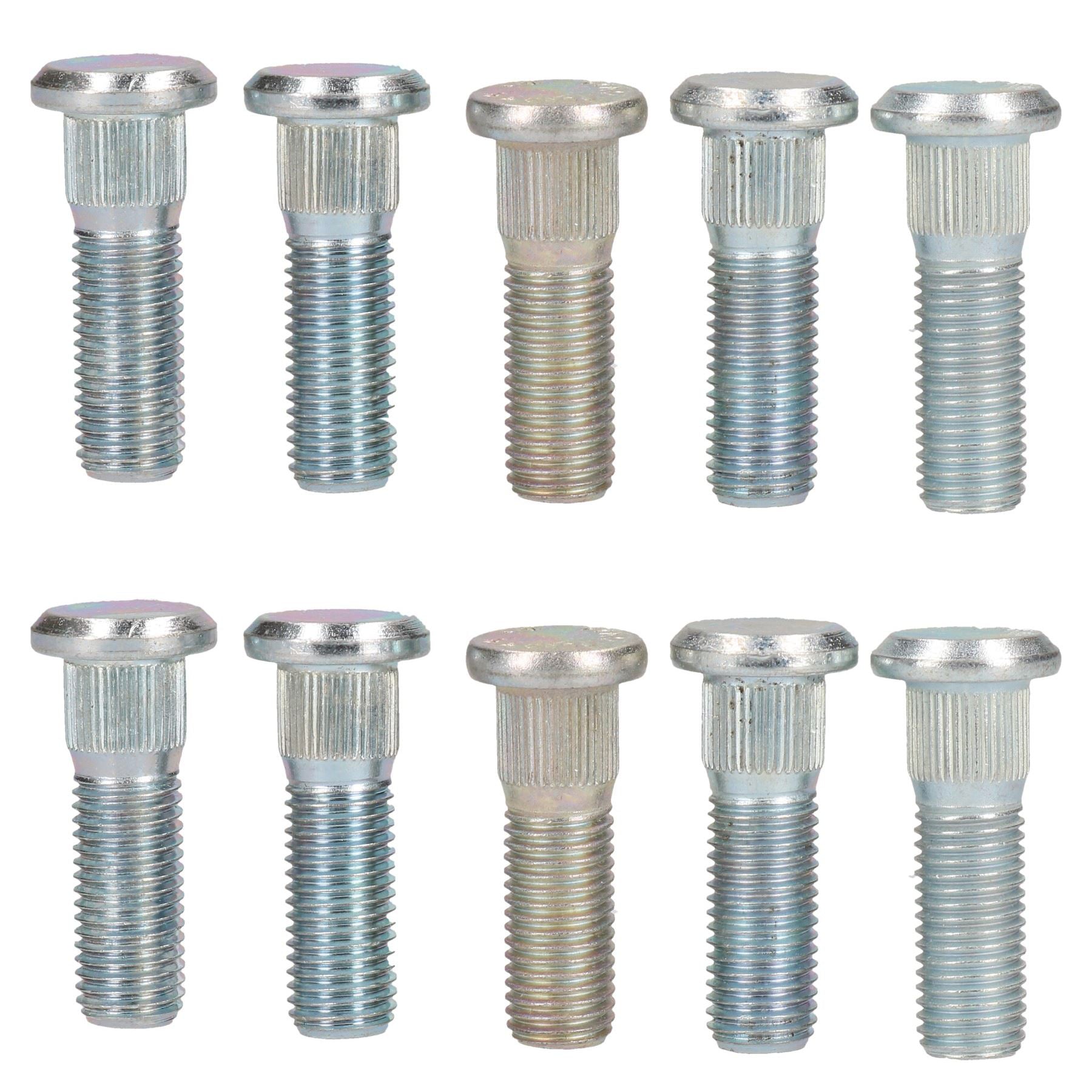 M12 x 1.5 Replacement Wheel Studs for Trailer Suspension Hubs Hub Pack of 10