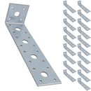 Heavy Duty Angle Bracket Fastening Plate Galvanised Steel 200 x 50 x 50mm