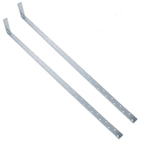 Horizontal Heavy Duty Restraint Strap 1000mm Length 100mm Bend Galvanised