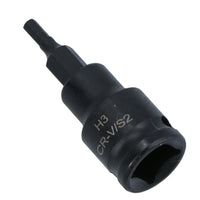 3mm - 10mm x 45mm 3/8in. Drive Short Impact Impacted Allen Hex Key Socket