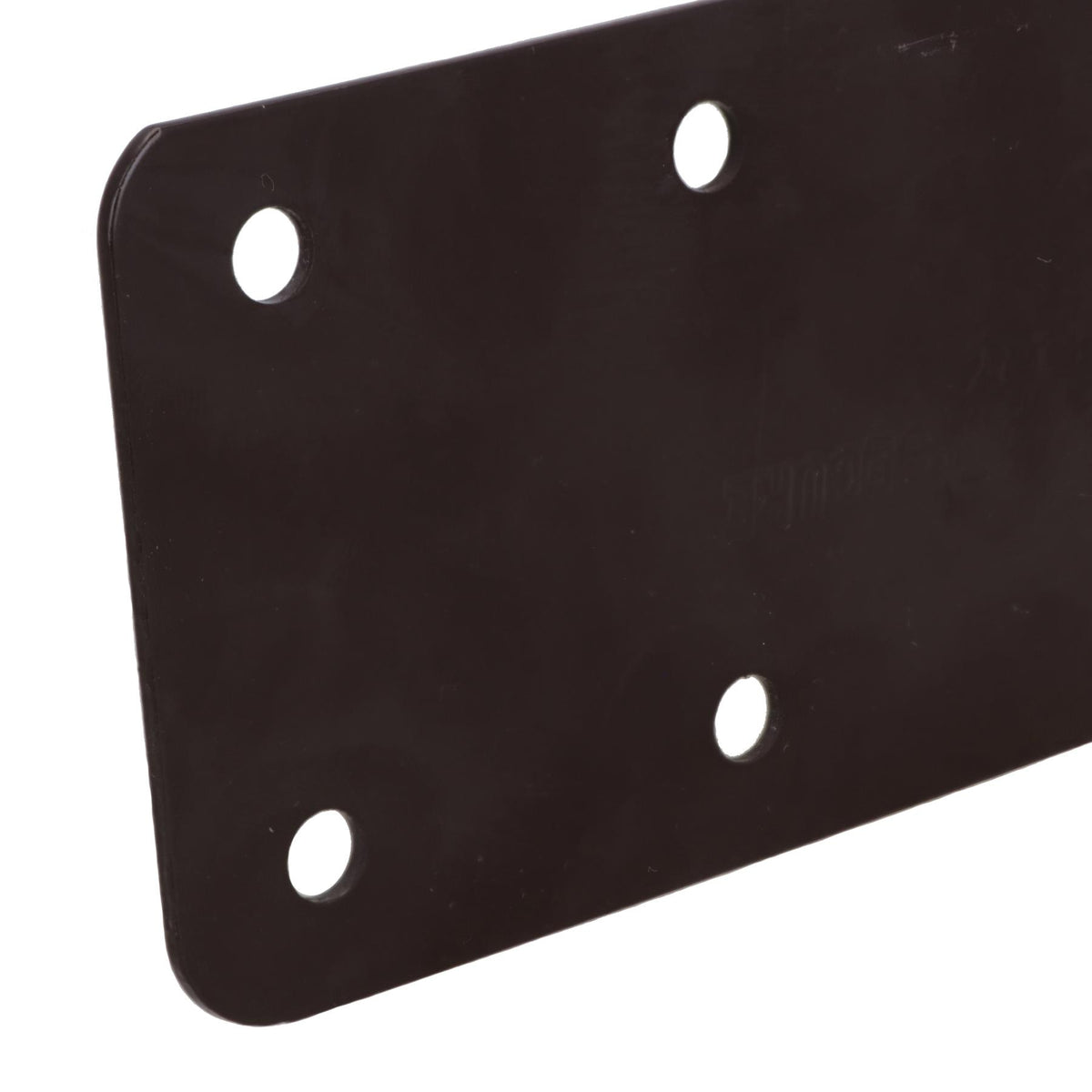 Small Internal Sleeper Straight Support Plate 85mm x 170mm Powder Coated