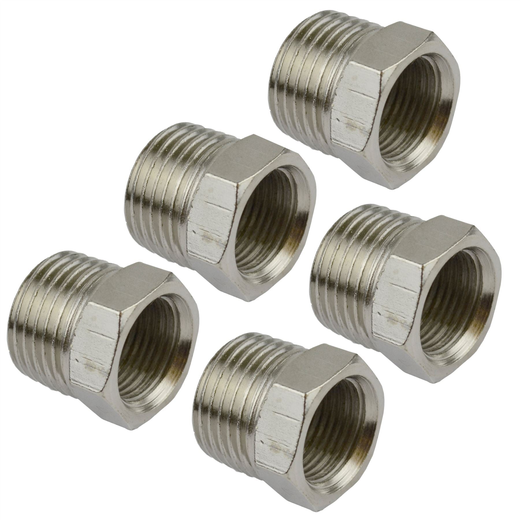 Air Line Hose Threaded Bush Adapter Fitting Connector Female to Male BSP