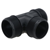 Polypropylene PP 1-1/2in BSP Male Threaded 90° Tee Piece Equal Tees