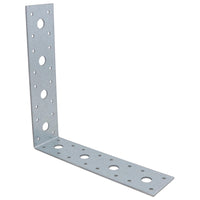 Timber Joist Angle Bracket Fastening Plate Galvanised Steel 200 x 200 x 50mm