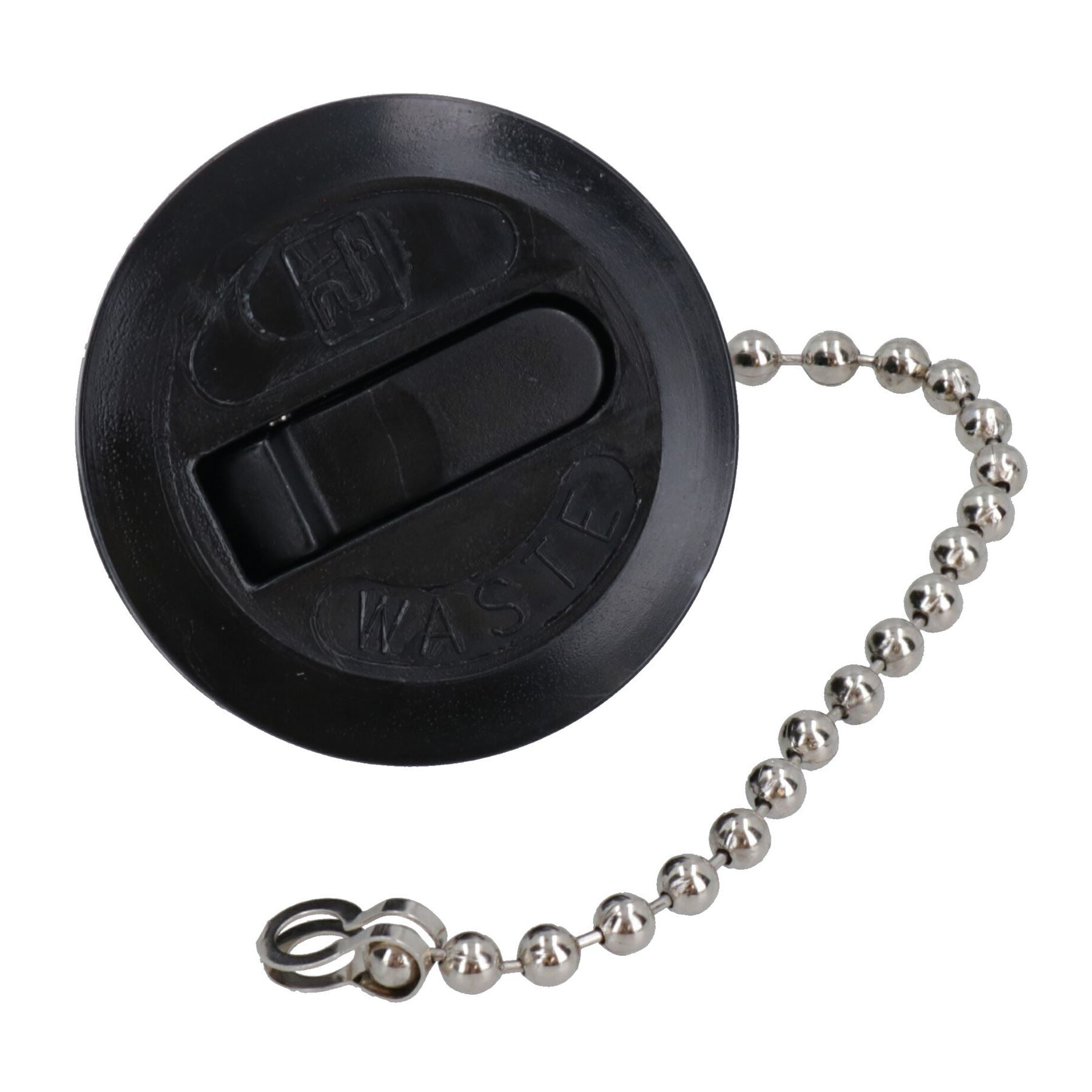 38mm Spare Deck Filler Cap with Chain for Boat Deck Plate Waste Water Fuel