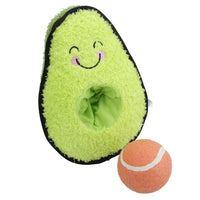 Dog Puppy Gift Avocado Food Themed Soft Plush Plush Toy with Tennis Ball