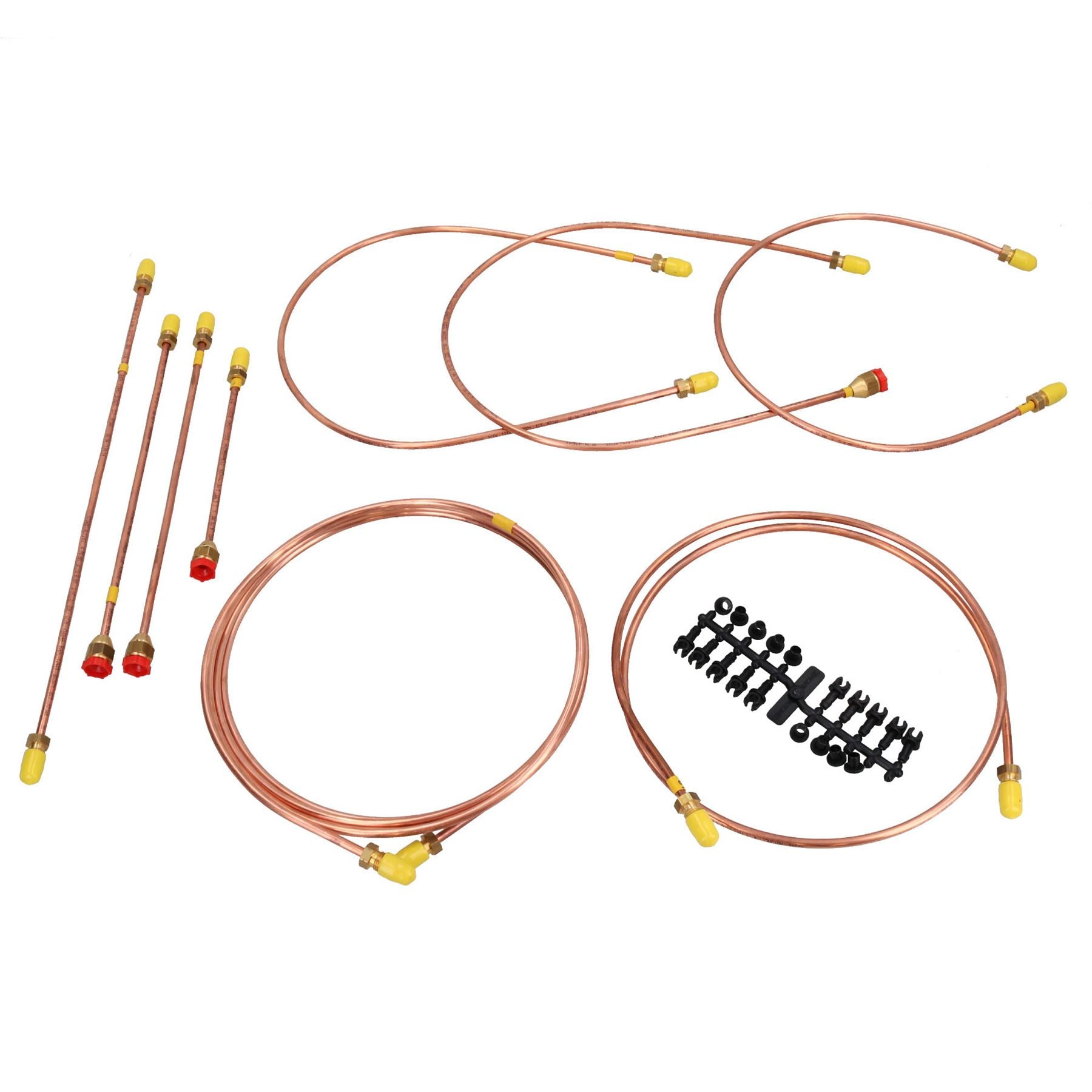 Full Copper & Brass Brake Line Fitting Set to fit Classic MINI 1989-2000 by Automec