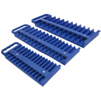 Magnetic Socket Holder Storage Carry Handle Mixed Drive Shallow + Deep 3pc