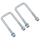 2 écrous de boulon en U à haute résistance pour ressorts à lames paraboliques jumelés pour remorques Ifor Williams