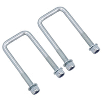 2 écrous de boulon en U à haute résistance pour ressorts à lames paraboliques jumelés pour remorques Ifor Williams