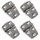 Polished Door Hinge Stainless Steel 56mm x 38mm 316 Marine Cabin Hatch