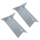 Arris Rail Bracket Fence Post Support Galvanised 100mm, 225mm or 300mm