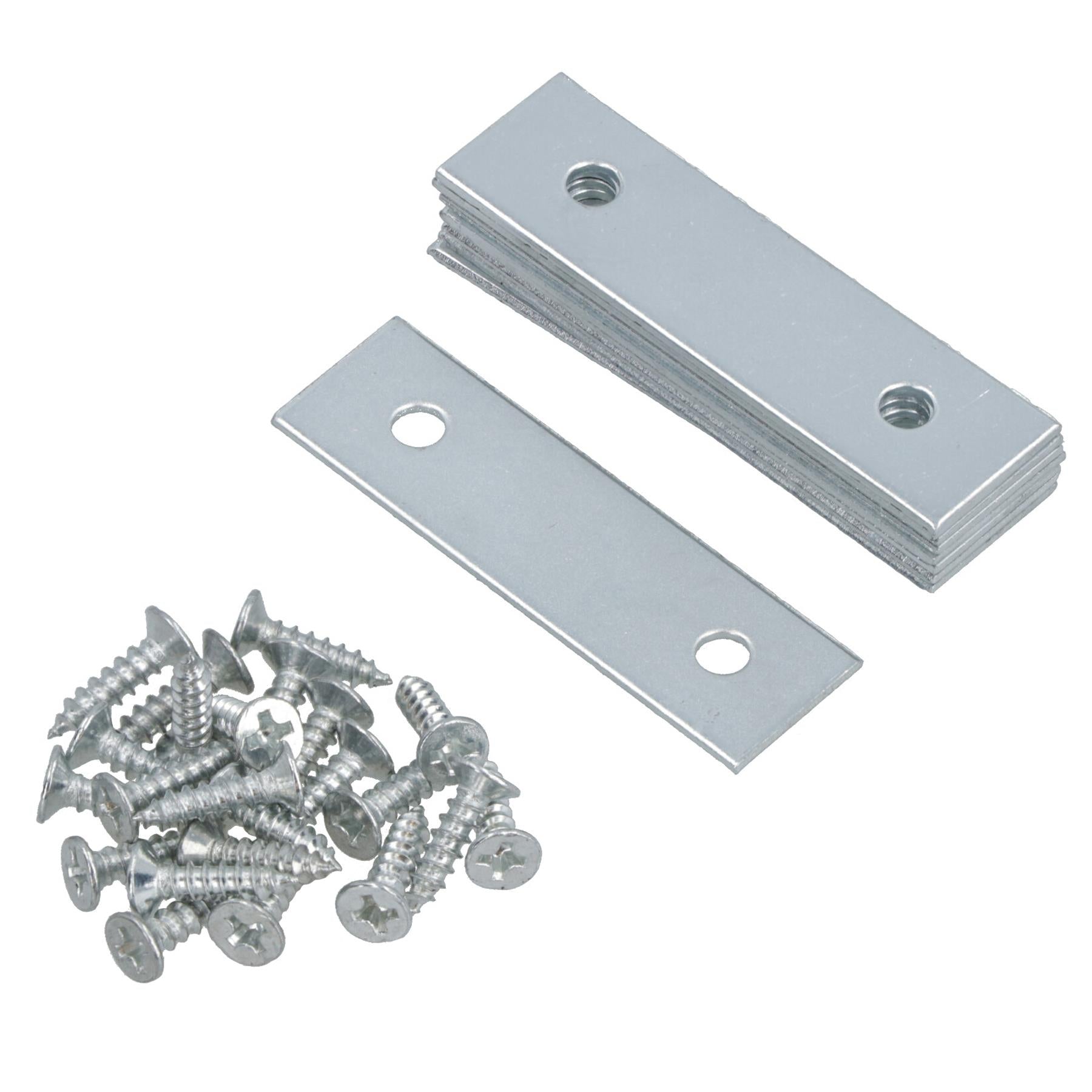 50mm Straight Mending Fixing Plate Angle Bracket L Shape Reinforcing Repairing