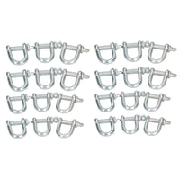 12mm D Shackles Dee Link Towing Rigging Pin Loop Galvanised Steel