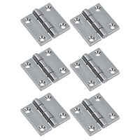 Polished Door Butt Hinge Stainless Steel 50mm x 50mm 316 Marine Cabin