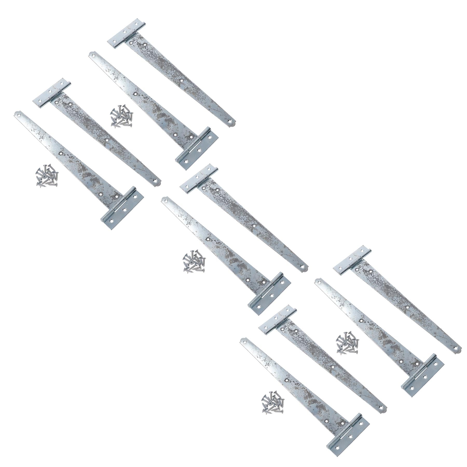 Heavy Duty T Tee Hinge For Sheds Gates Doors Zinc Plated Finish 4 – 18 Inch