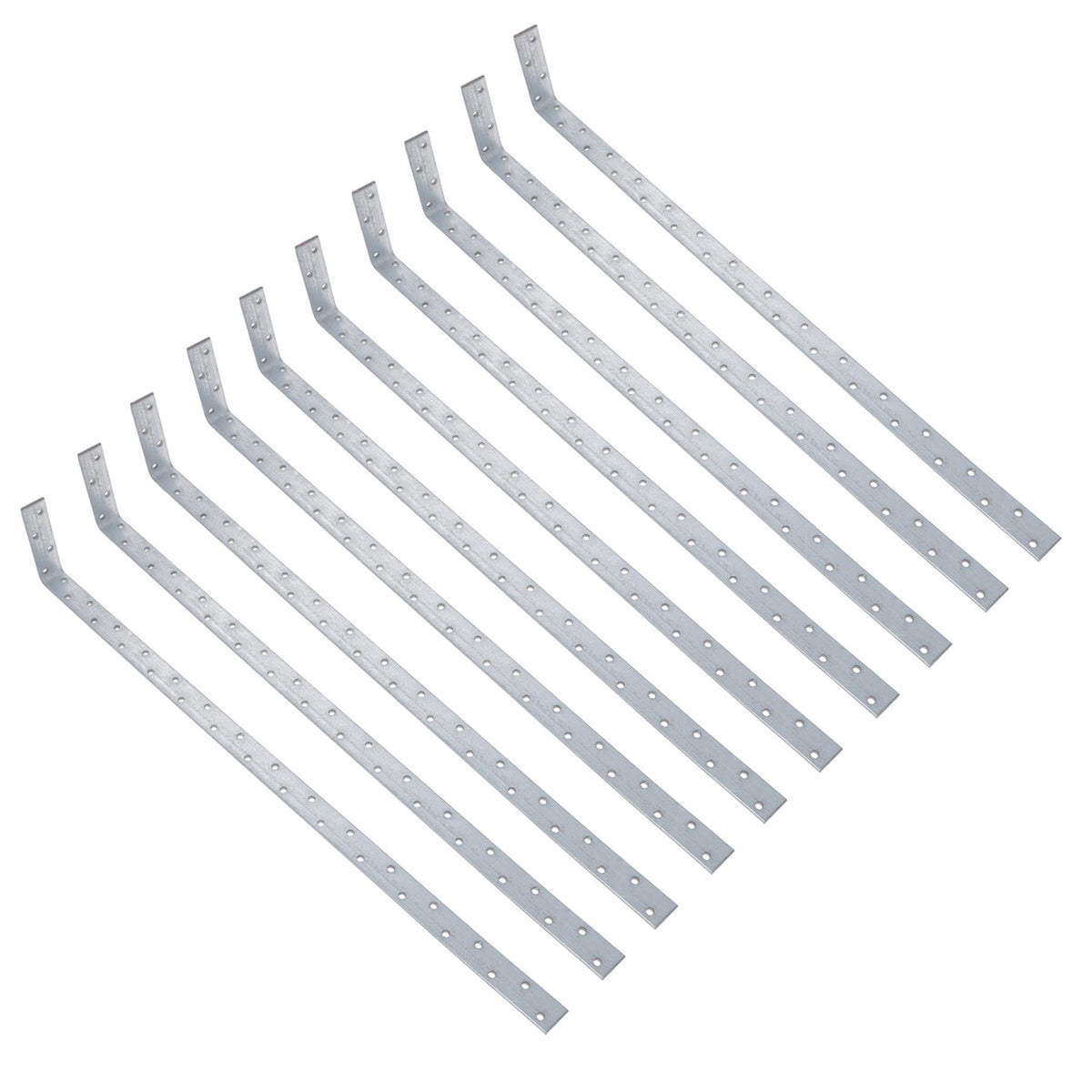 Horizontal Heavy Duty Restraint Strap 800mm Length 100mm Bend Galvanised