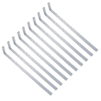 Horizontal Heavy Duty Restraint Strap 800mm Length 100mm Bend Galvanised