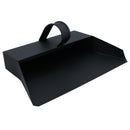 Black Hooded Bannister Dustpan and Brush Ash Carrier Fire Place Log Burner