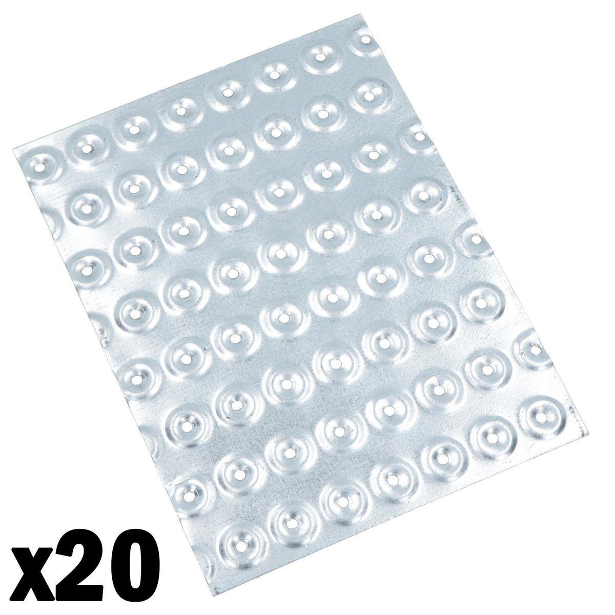 Hand Nail Plate 150mm x 200mm Galvanised Timber Wood Joining Connector