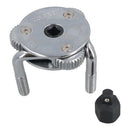 Adjustable Oil Filter Wrench Remover Tool 3 Legged 3/8" 1/2" Drive 65 - 120mm
