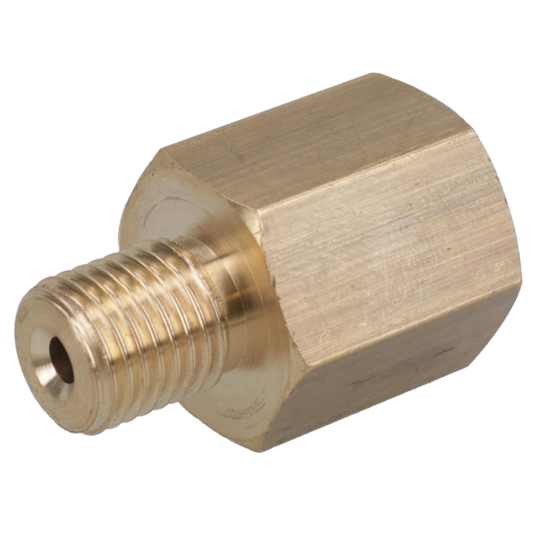 Brass Brake Pipe Union Fitting Adaptor 7/16 UNF Male – 3/8 UNF female