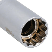 16mm Thin Wall Walled Swivel Magnetic Spark Plug Socket 3/8in Drive 12PT
