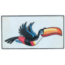 Panneau routier Guinness Flying Toucan Logo Brasserie Dublin Plaque en fonte Pub Bar