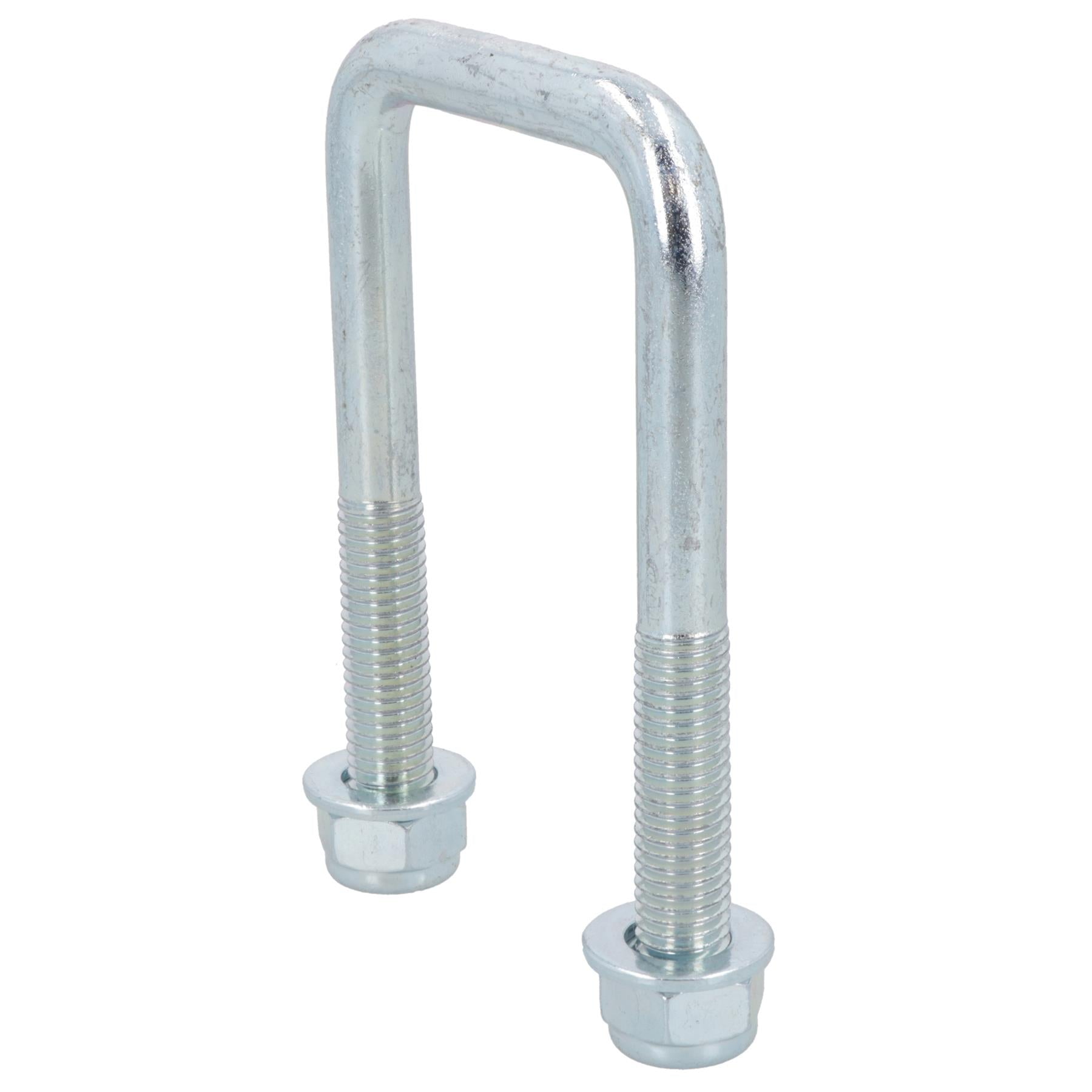 4 Single Parabolic Leaf Spring High Tensile U Bolt Nuts for Ifor Williams Trailers