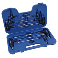 Ensemble de clés Allen métriques hexagonales + clés Torx Star T Bar 2 – 10 mm T10 – T50 18 pièces